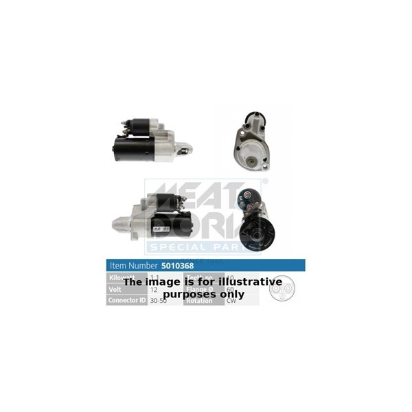 Startmotor 12V Meat & doria 5010368G MEAT & DORIA