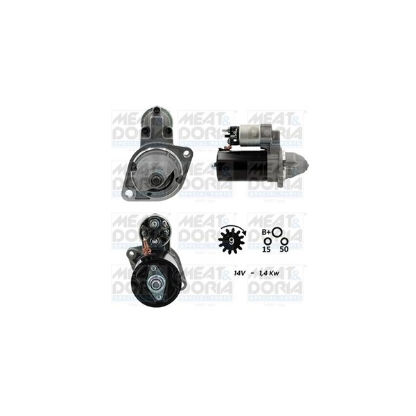 Startmotor 12V Meat & doria 5010377G MEAT & DORIA