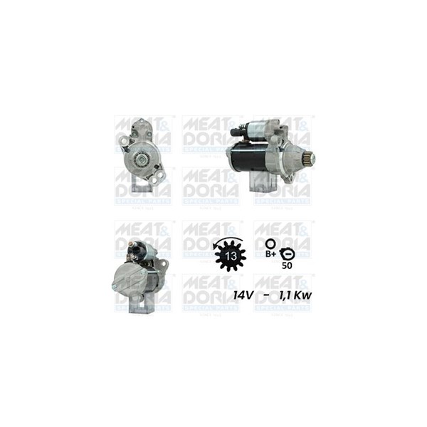 Startmotor 12V Meat & doria 5010382G MEAT & DORIA