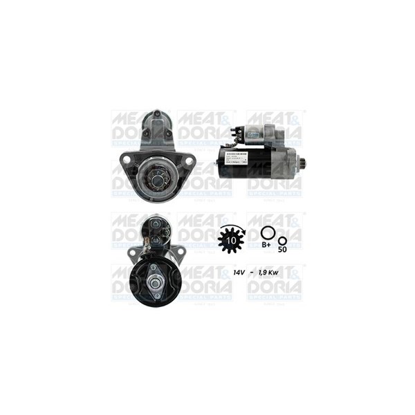 Startmotor 12V Meat & doria 5010386G MEAT & DORIA
