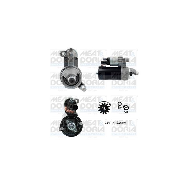Startmotor 12V Meat & doria 5010410G MEAT & DORIA