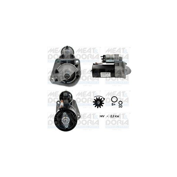 Startmotor 12V Meat & doria 5010427G MEAT & DORIA