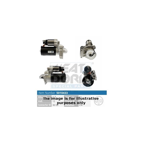 Startmotor 12V Meat & doria 5010433G MEAT & DORIA
