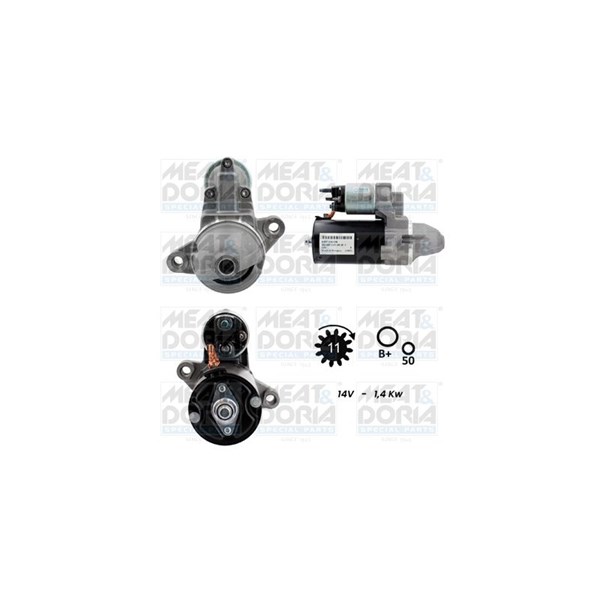 Startmotor 12V Meat & doria 5010494G MEAT & DORIA