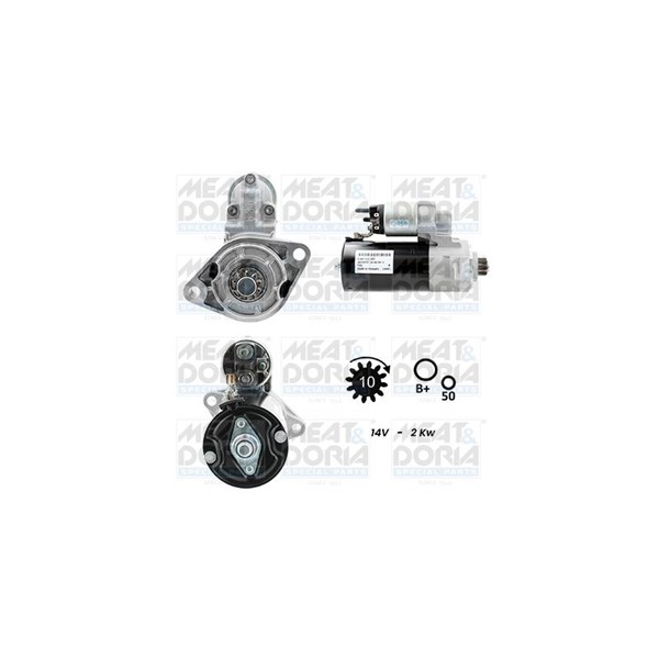 Startmotor 12V Meat & doria 5010501G MEAT & DORIA