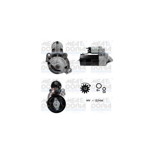 Startmotor 12V Meat & doria 5010542G MEAT & DORIA