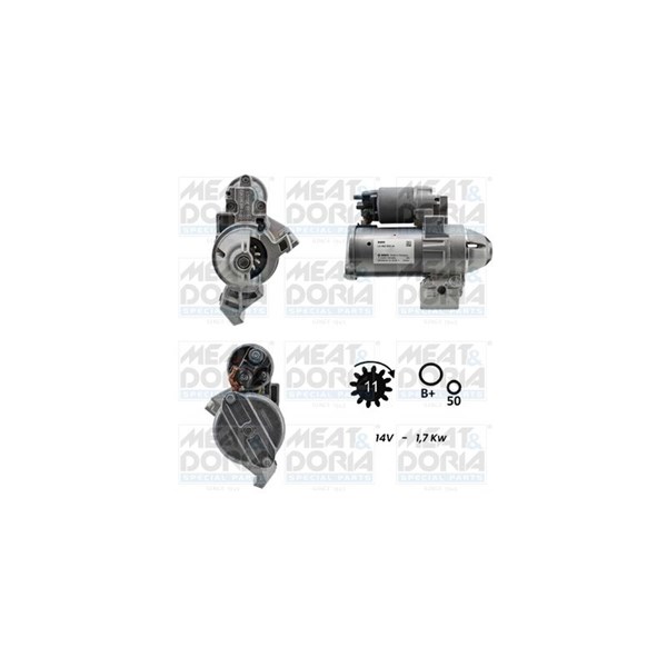 Startmotor 12V Meat & doria 5010889G MEAT & DORIA