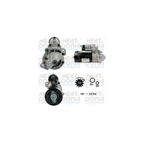 Startmotor 12V Meat & doria 5010942G MEAT & DORIA