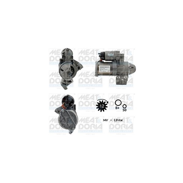 Startmotor 12V Meat & doria 5010952G MEAT & DORIA