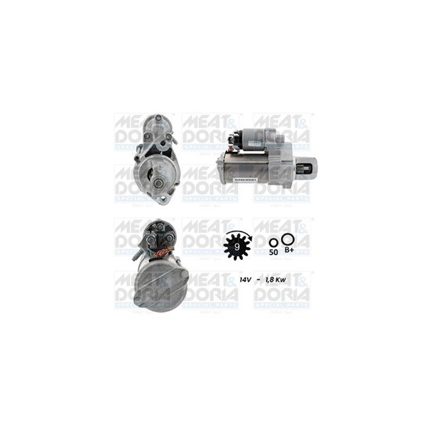 Startmotor 12V Meat & doria 5010953G MEAT & DORIA