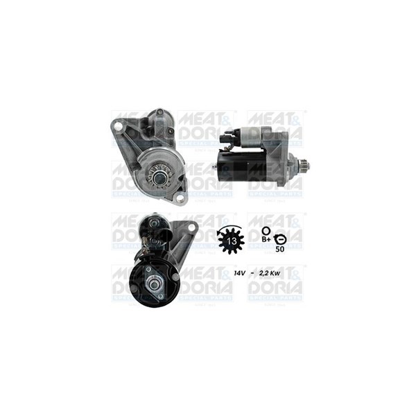Startmotor 12V Meat & doria 5010956G MEAT & DORIA