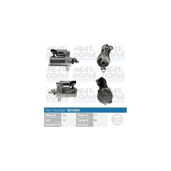 Startmotor 12V Meat & doria 5010961 MEAT & DORIA