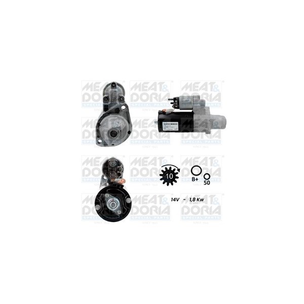 Startmotor 12V Meat & doria 5010972G MEAT & DORIA