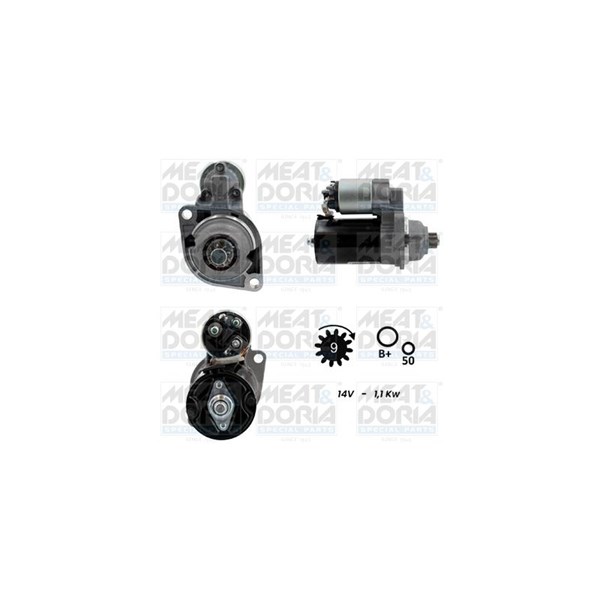 Startmotor 12V Meat & doria 5010976G MEAT & DORIA