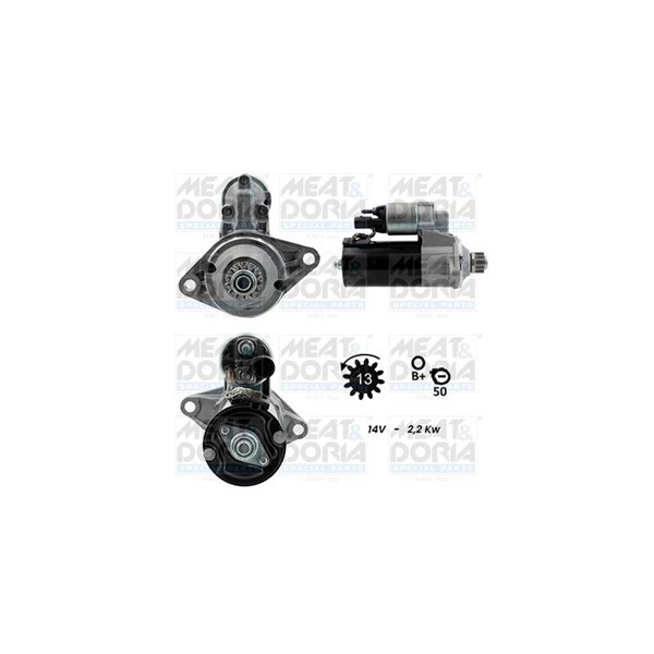 Startmotor 12V Meat & doria 5010991G MEAT & DORIA