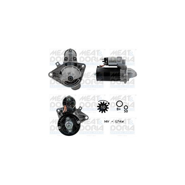 Startmotor 12V Meat & doria 5010998G MEAT & DORIA
