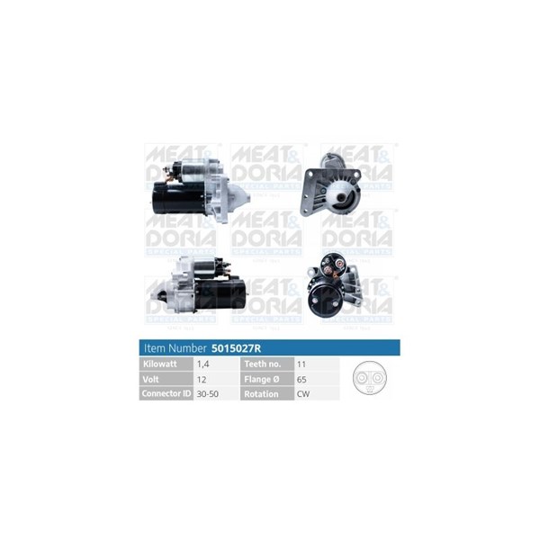 Startmotor 12V Meat & doria 5015027R MEAT & DORIA