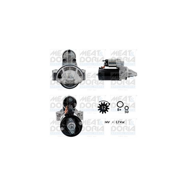 Startmotor 12V Meat & doria 5015108G MEAT & DORIA