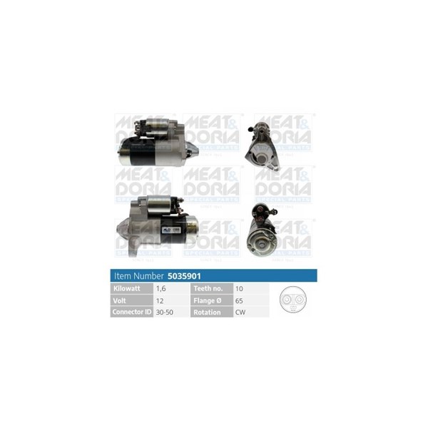 Startmotor 12V Meat & doria 5035901 MEAT & DORIA