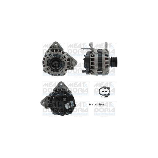 Generator 12V 90A Meat & doria 5510012G MEAT & DORIA