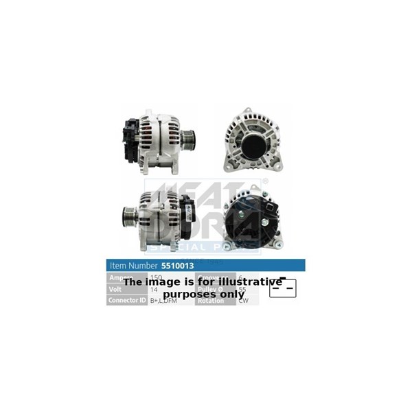 Generator 12V 150A Meat & doria 5510013G MEAT & DORIA