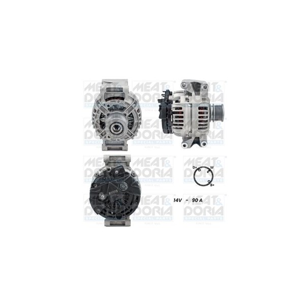 Generator 12V 90A Meat & doria 5510109G MEAT & DORIA