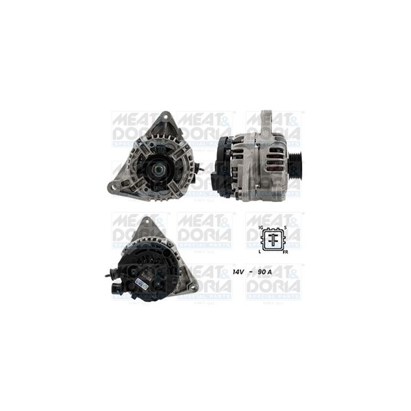Generator 12V 90A Meat & doria 55101334G MEAT & DORIA