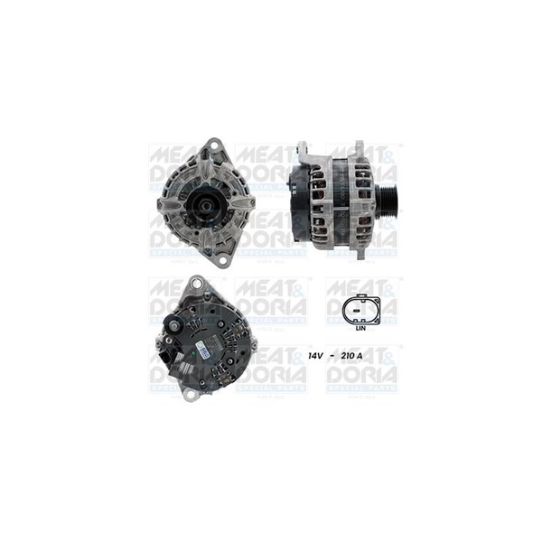 Generator 12V 210A Meat & doria 55101348G MEAT & DORIA