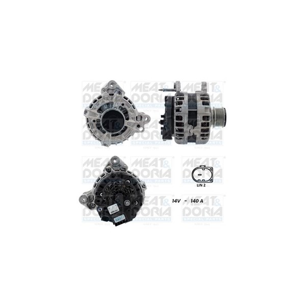 Generator 12V 140A Meat & doria 55101353G MEAT & DORIA