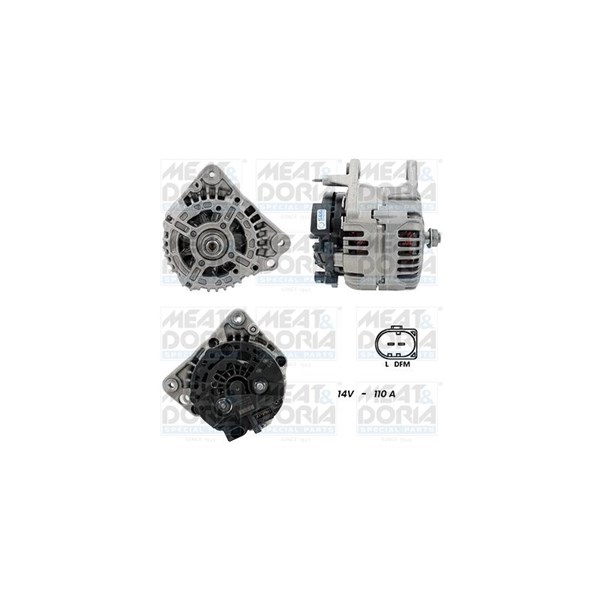 Generator 12V 110A Meat & doria 55101368G MEAT & DORIA