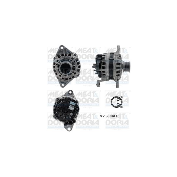 Generator 12V 150A Meat & doria 55101375G MEAT & DORIA