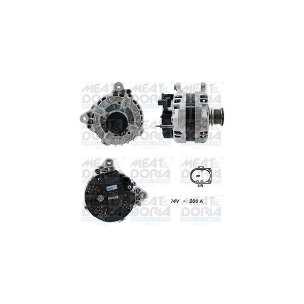 Generator 12V 200A Meat & doria 55101378G MEAT & DORIA