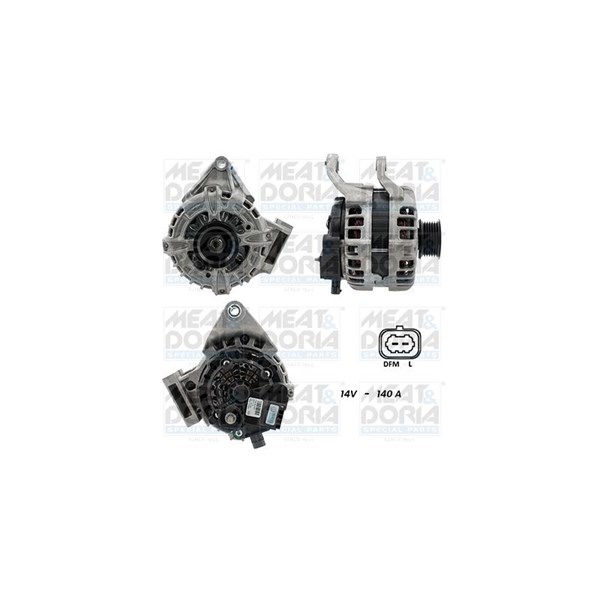 Generator 12V 140A Meat & doria 55101401G MEAT & DORIA