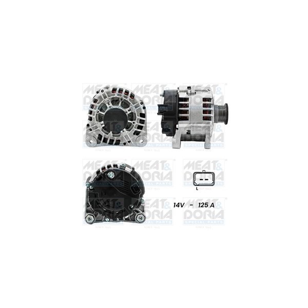 Generator 12V 125A Meat & doria 55101409G MEAT & DORIA