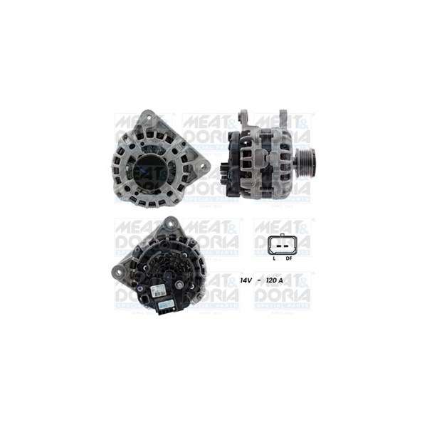 Generator 12V 120A Meat & doria 55101411G MEAT & DORIA