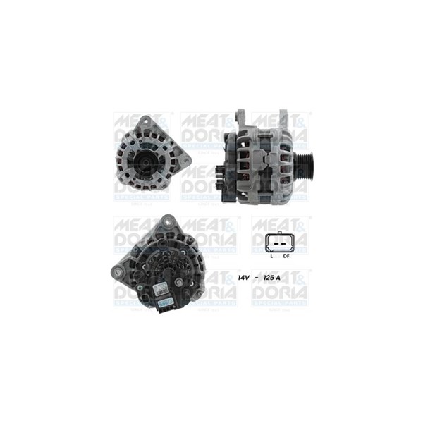 Generator 12V 125A Meat & doria 55101418G MEAT & DORIA