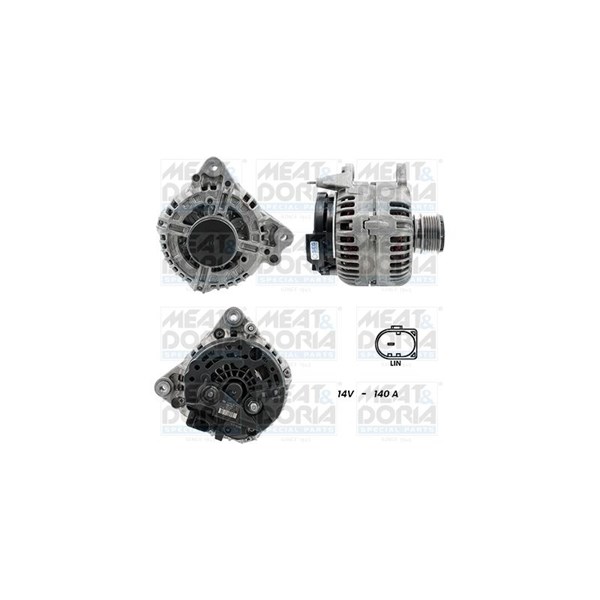 Generator 12V 140A Meat & doria 5510188G MEAT & DORIA
