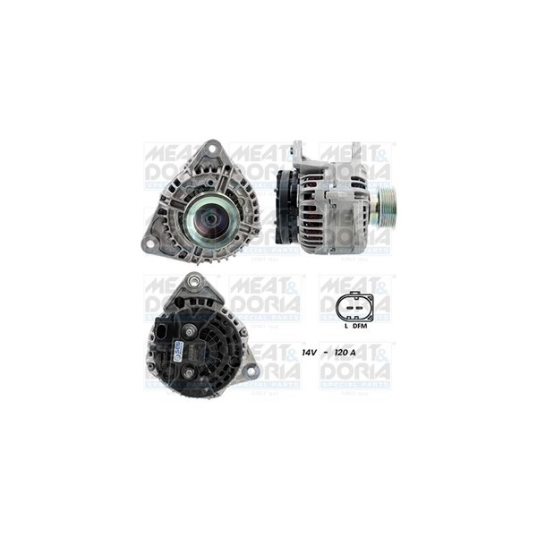 Generator 14V 120A Meat & doria 5510281G MEAT & DORIA