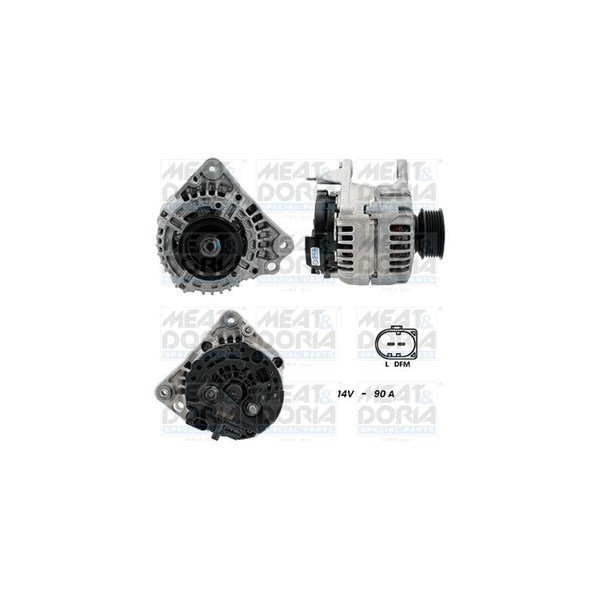 Generator 12V 90A Meat & doria 5510371G MEAT & DORIA