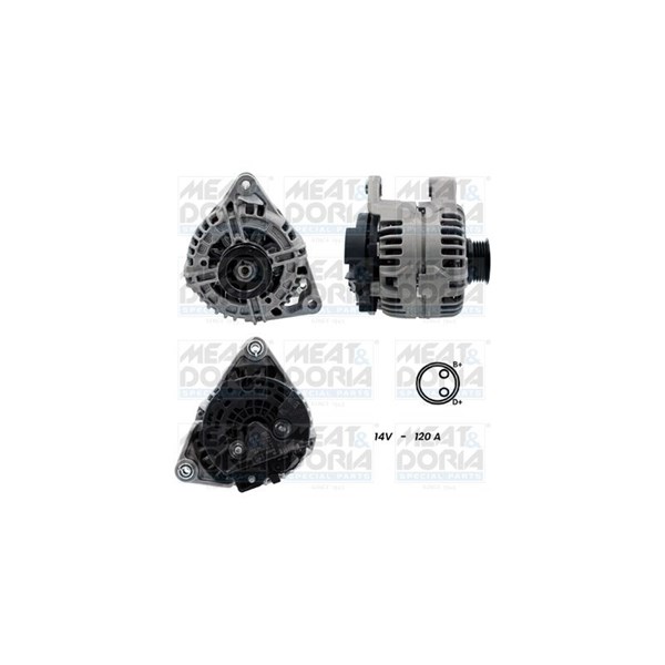 Generator 12V 120A Meat & doria 5510401G MEAT & DORIA