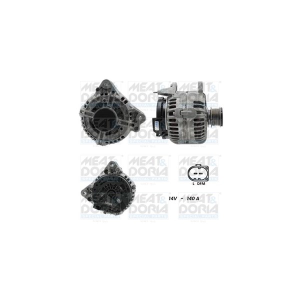 Generator 12V 140A Meat & doria 5510478G MEAT & DORIA