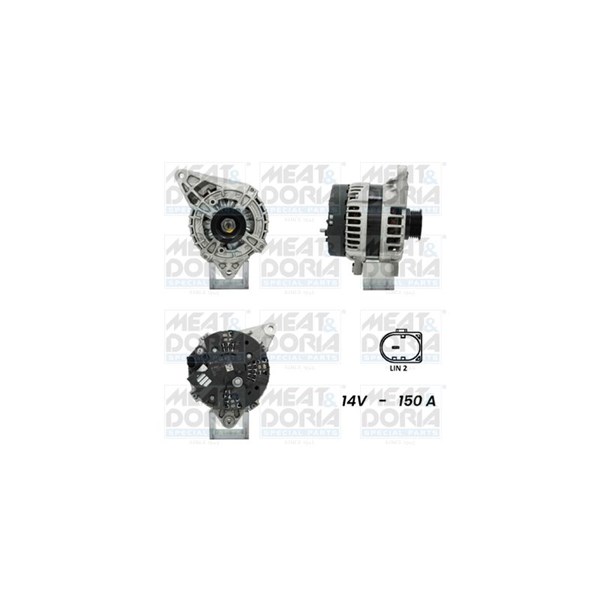 Generator 12V 150A Meat & doria 5510484G MEAT & DORIA