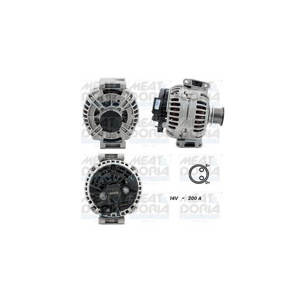 Generator 12V 200A Meat & doria 5510520G MEAT & DORIA Generator 12V 200A Meat & doria 5510520G MEAT & DORIA
