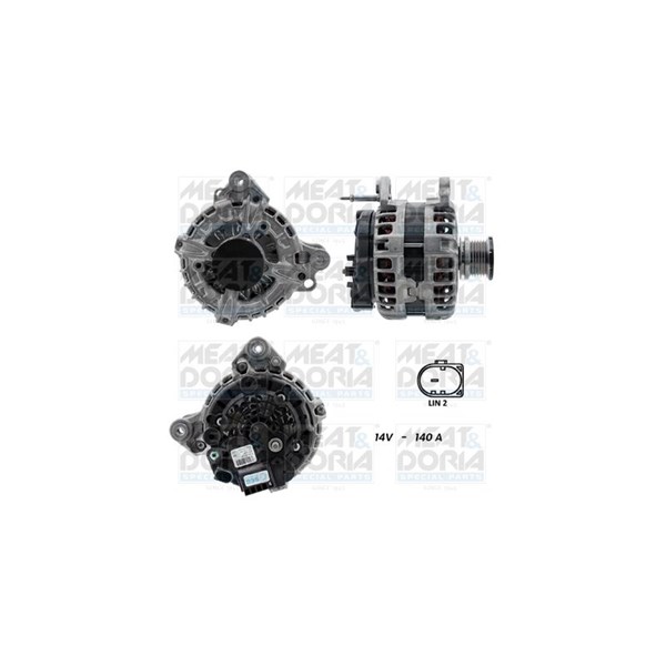 Generator 12V 140A Meat & doria 5510545G MEAT & DORIA