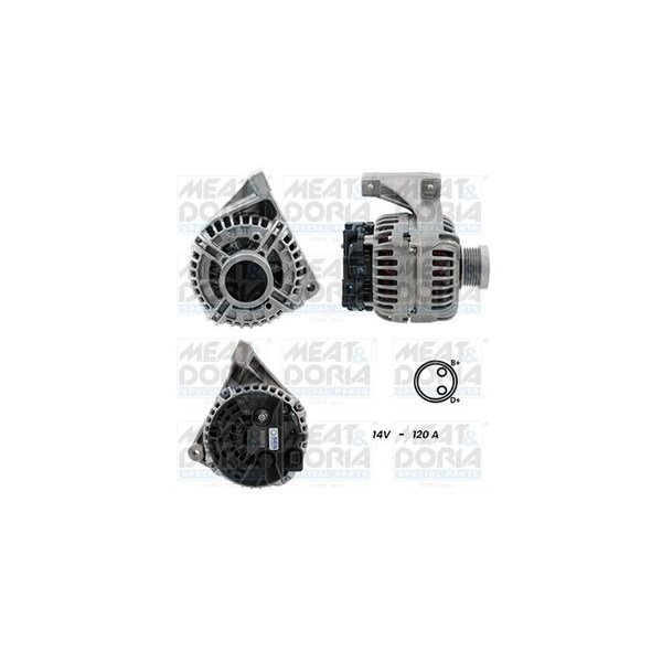Generator 12V 120A Meat & doria 5510573G MEAT & DORIA