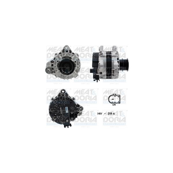 Generator 12V 215A Meat & doria 5510575G MEAT & DORIA