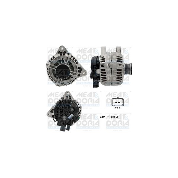 Generator 12V 145A Meat & doria 5510583G MEAT & DORIA