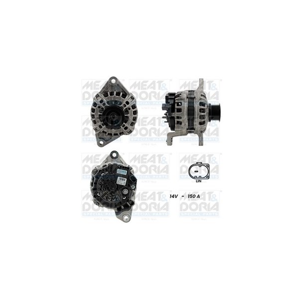 Generator 12V 150A Meat & doria 5510593G MEAT & DORIA