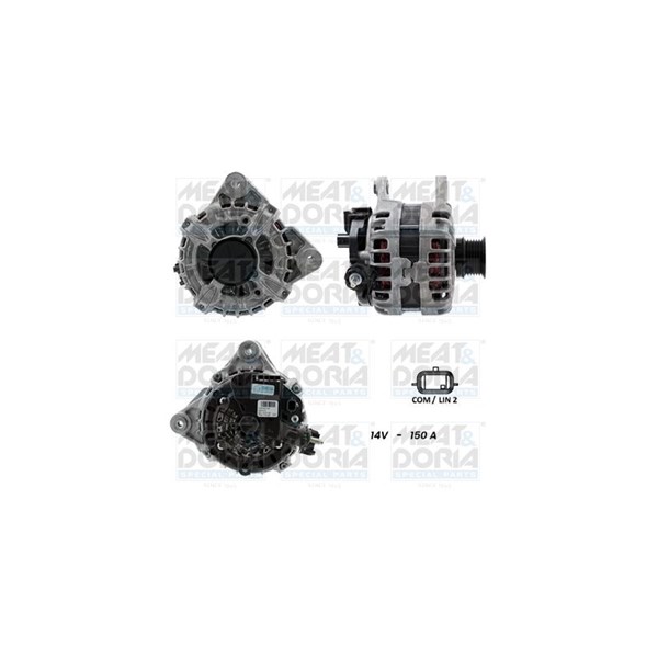 Generator 12V 150A Meat & doria 5510627G MEAT & DORIA