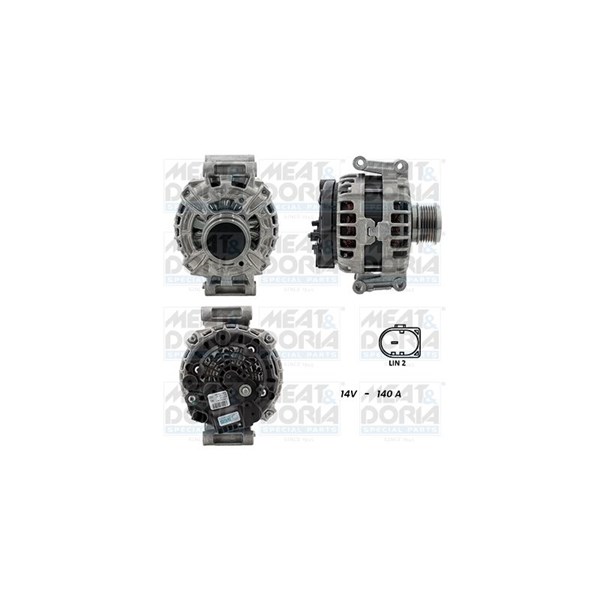 Generator 12V 140A Meat & doria 5510639G MEAT & DORIA